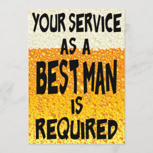 Invitación Mejor oferta divertida de la cerveza del hombre