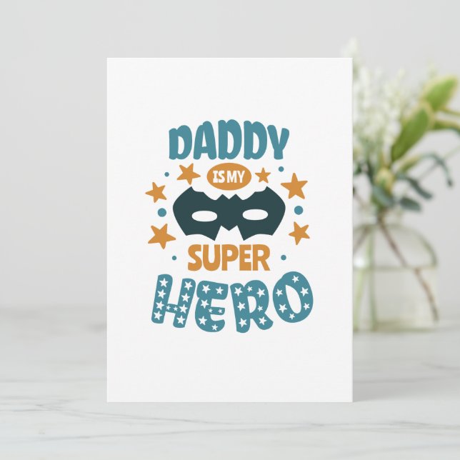 Invitación Mejor papá del mundo  (Anverso de pie)