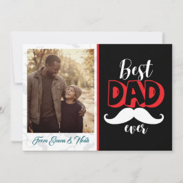 Invitación Mejor Papá del Mundo Collage Fotográfico Día del P