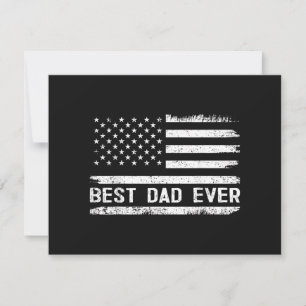 Invitación Mejor Papá del Mundo con Regalos de la Bandera Est
