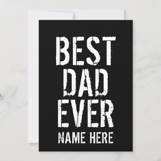 INVITACIÓN MEJOR PAPÁ DEL MUNDO DÍA DEL PADRE (Anverso)