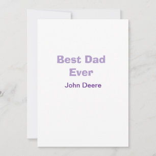 Invitación Mejor papá del mundo feliz día del padre nombre pú