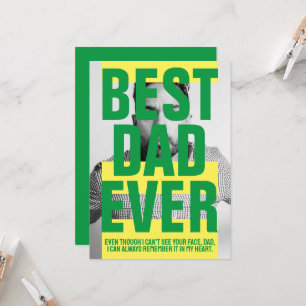 Invitación Mejor Papá del Mundo   Foto de humor Divertido y S