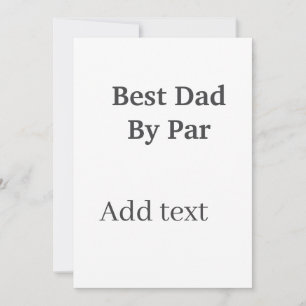 Invitación Mejor papá por par gris negro día del padre nombre