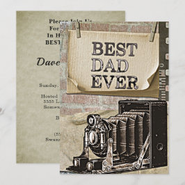 Invitación Mejor Papá Que Nunca Padres Día De La Cocina Rusa 