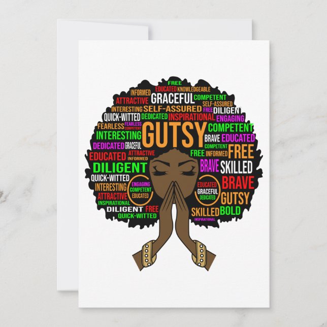 Invitación Melanin Sista Junetdecia Reina Mujeres (Anverso)