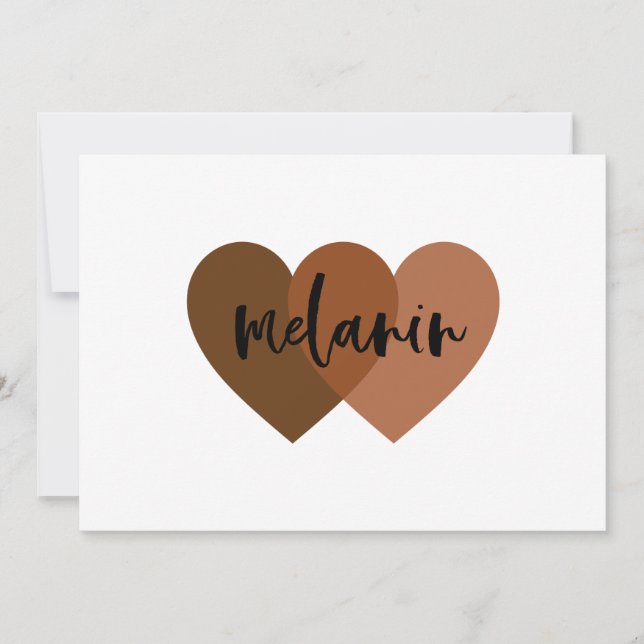 Invitación melanina (Anverso)
