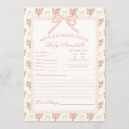 Invitación Melocotón y beige, consejo floral elegante para ta