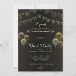 Invitación Melodías de Mandolina Dorada 25 años