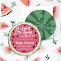 Melón de agua dulce pequeño bebé verano Baby Showe