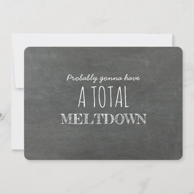 Invitación Meltdown Sweet Bridesmaid Propuesta (Anverso)