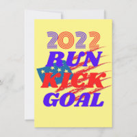 Meme divertido de fútbol RUN KICK GOAL T-Shirt