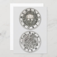 Memento Mori Carpe Diem Silver Round
