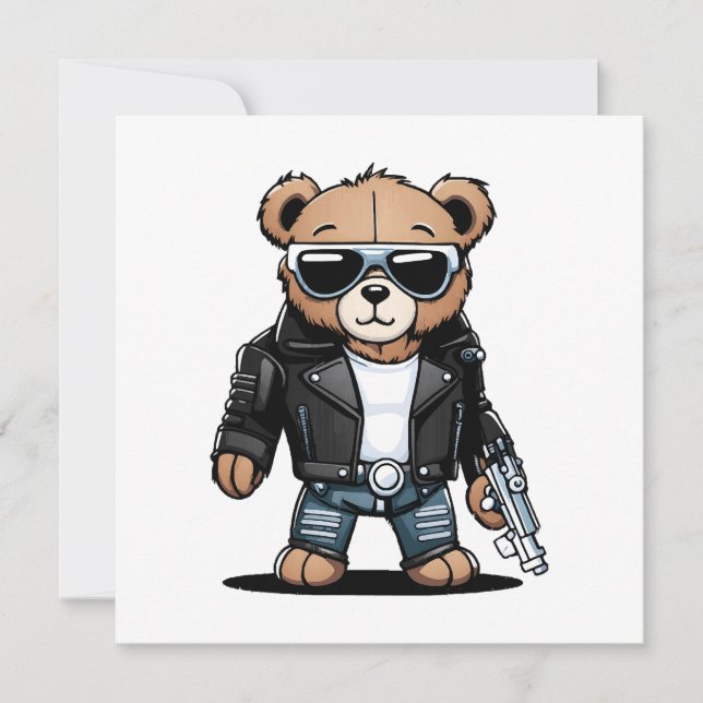 Invitación Memes de Teddy Adorables (Anverso)