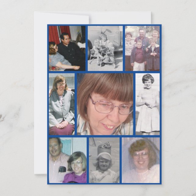 Invitación Memorial fotográfico de la memoria de amor de Daff (Anverso)