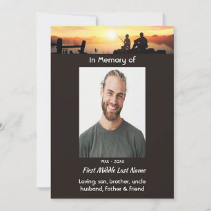 Invitación Memorial Padre Hijo Pescador Pesca