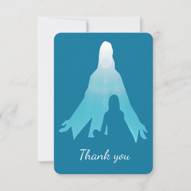 Invitación Memorial personalizado gracias a Jesús en mí (Anverso)