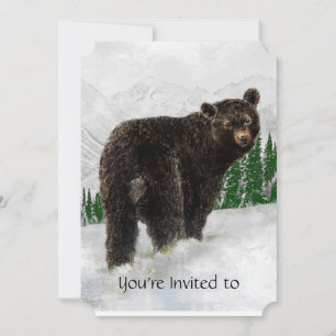 Invitación Memorial Service Invita a Black Bear Snow Mtn