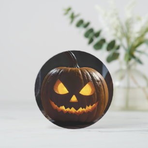 Invitación Mención de calabaza de Halloween,