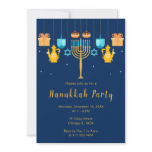 Menorah Hanukkah Party