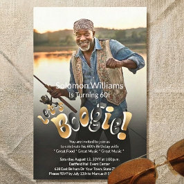 Invitación Men's 60th Birthday Party Photo