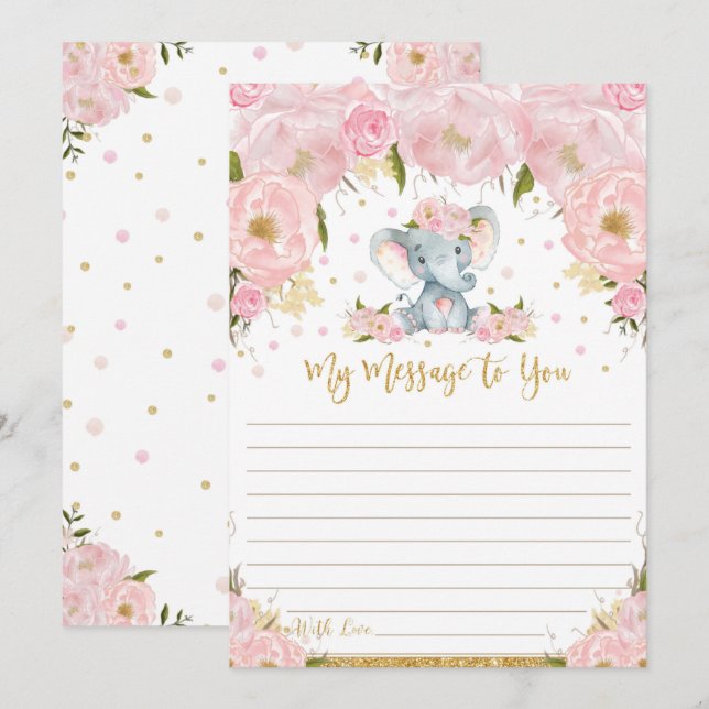 Invitación Mensaje De La Cápsula De Tiempo Del Elefante A Ust (Anverso / Reverso)