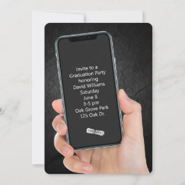 Invitación Mensaje de texto de grupo de graduación