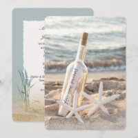 Mensaje Starfish En Un Boda De Botella