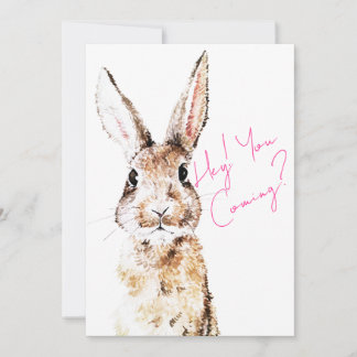 Invitación Mensajero de Conejo