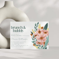 Menta Bonita Salvia Rubor Rosa Floral Brunch Burbu
