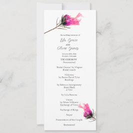 Invitación Menú Boda Burom Bloom Elegance
