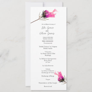 Invitación Menú Boda Burom Bloom Elegance