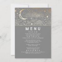 Menú Boda Celestial Starry Night Moon