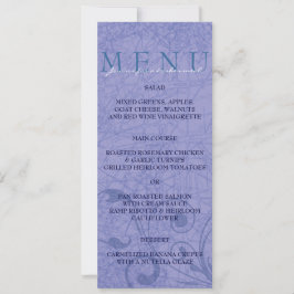 Invitación Menú de baile de silla de Hora para boda judía, ce