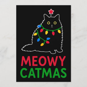 Invitación Meowy Navidad