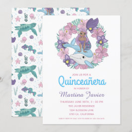 Invitación Mercadería de hadas Quinceañera 15º cumpleaños