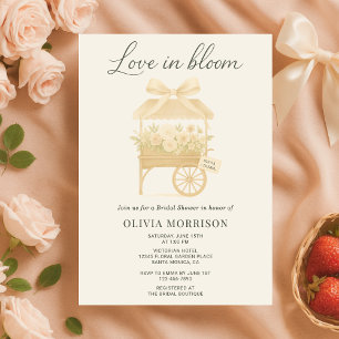 Invitación Mercado de Flores Love in Bloom Arco Despedida de