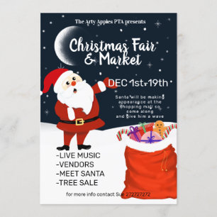 Invitación Mercado de navidades y feria
