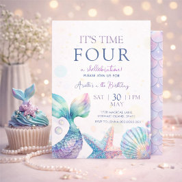 Invitación Mermaid Birthday