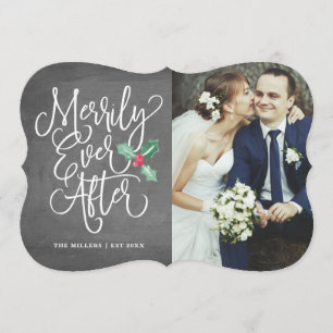 Invitación Merrily siempre después del feriado Boda/Gracias a