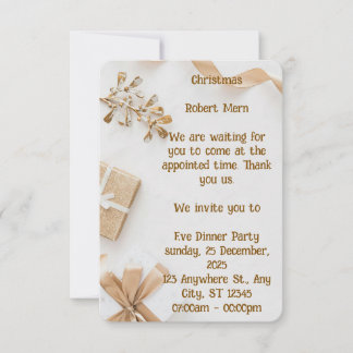 Invitación Merry & Bright, Together Tonight