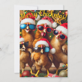 Invitación Merry Chickmas