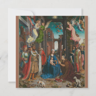 INVITACIÓN MERRY CHRISTMAS ADORACIÓN DEL MAGI