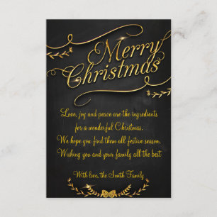 Invitación Merry Christmas and Happy New Year