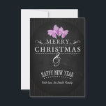 Invitación Merry Christmas and Happy New Year<br><div class="desc">Merry Christmas and Happy New Year</div>
