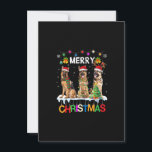 Invitación Merry Christmas German Shepherd Santa Christmas Tr<br><div class="desc">Funny christmas t shirt men,  funny xmas tshirt men,  funny Christmas gift shirt kids,  funny thanksgiving gift shirt,  thanksgiving t shirt men,  thanksgiving t-shirt women</div>