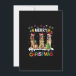 Invitación Merry Christmas German Shepherd Santa Christmas Tr<br><div class="desc">Funny christmas t shirt men,  funny xmas tshirt men,  funny Christmas gift shirt kids,  funny thanksgiving gift shirt,  thanksgiving t shirt men,  thanksgiving t-shirt women</div>