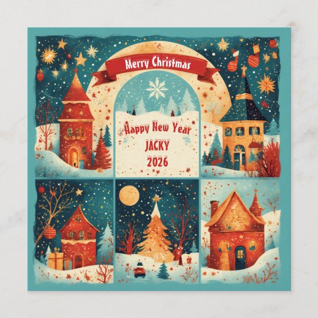 Invitación Merry Christmas New Year 2026 (Anverso)