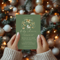 Merry Little Baby Shower Ornament Gender Neutral