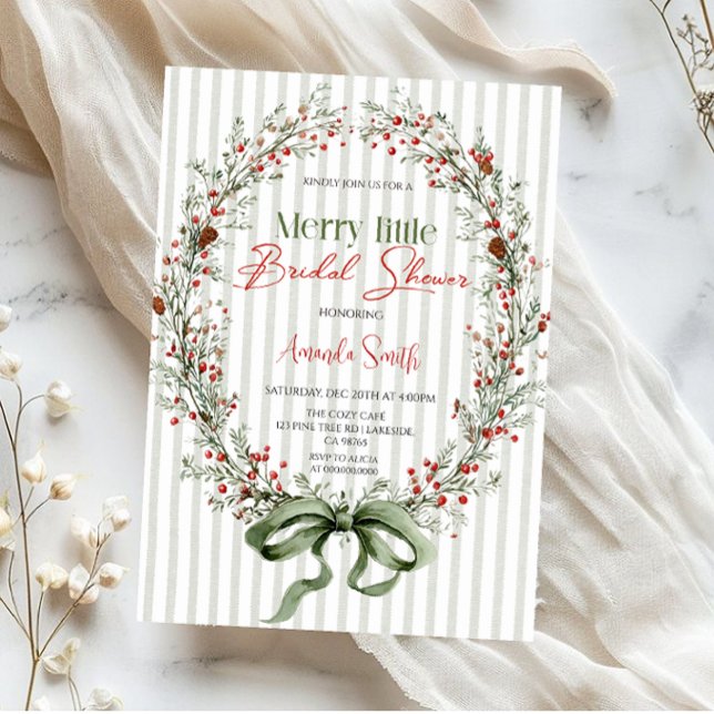 Invitación  Merry little botanical Bridal shower Invitation (Subido por el creador)